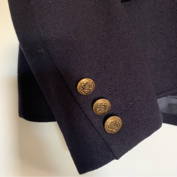 The Villager ~JACKET ~Navy Blue ~10 ~100% Wool ~Work Wear ~Retro ~Classic Style - Picture 8 of 10